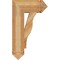 Ekena Millwork Funston Arts & Crafts Rough Sawn Bracket, Western Red Cedar, 6"W x 18"D x 30"H BKT06X18X30FST03RWR - alternate 2